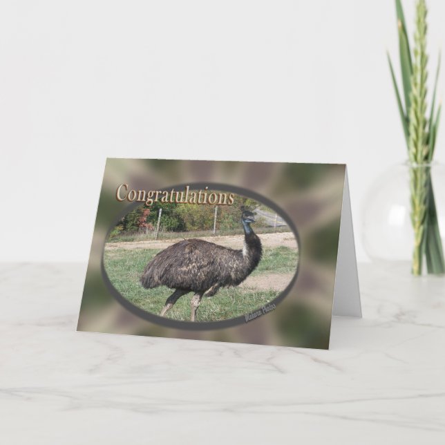 Cartão Parabéns personalizados (Frente)