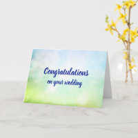 Parabéns personalizáveis feixes de sol de casament