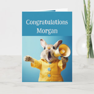 Cartão Parabéns que você fez isso, orgulhoso de você