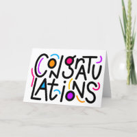 Parabéns Quirky Letters