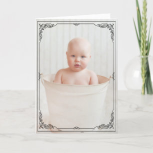 Cartão Parabéns Russos Adoráveis para Bebês