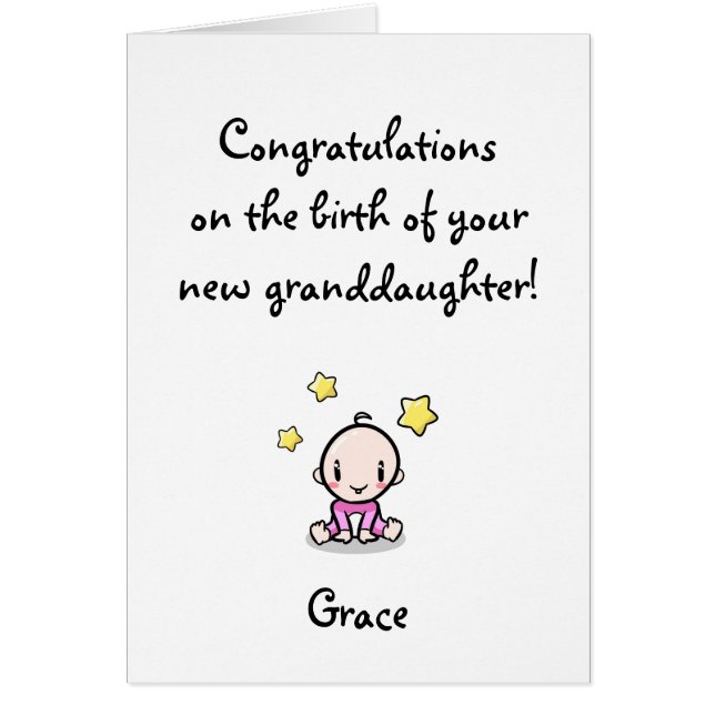 Cartão Parabéns Sobre A Avó, Avós, (Frente)