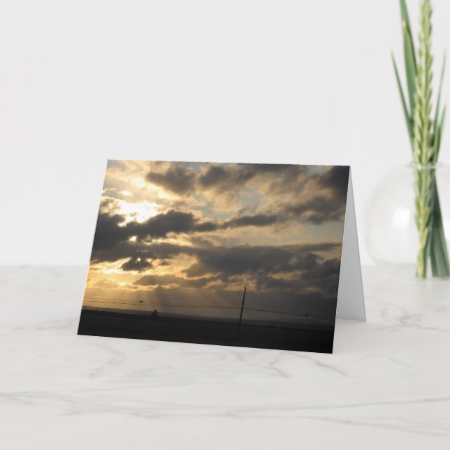 Cartão Parabéns TantramarSunset (Frente)
