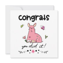 Parabéns, Você Fez Um Formando De Bulldog Francês