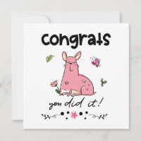 Parabéns, Você Fez Um Formando De Bulldog Francês
