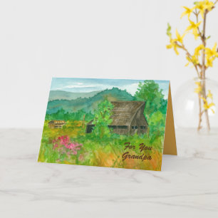 Cartão Parabéns Vovô Barn Fazenda Fields Ranking