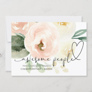 Cartão ParabénsPresente para a Irmã Novo Bebê