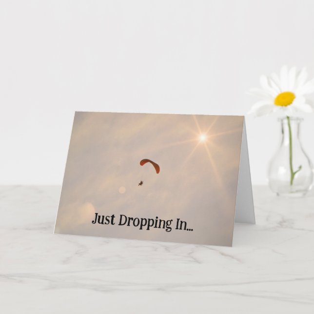 Cartão Paraglider Sky Basta entrar e Hi Card (Planta pequena)