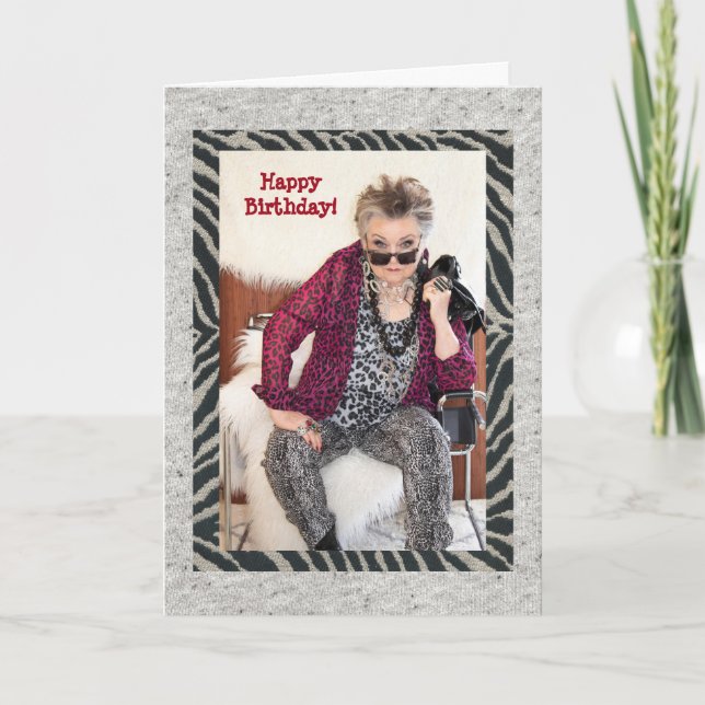 Cartão Paraíso Humoroso refletindo sobre uma vida sem gra (Frente)