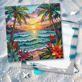Cartão Paraíso Tropical | Branco Costeiro