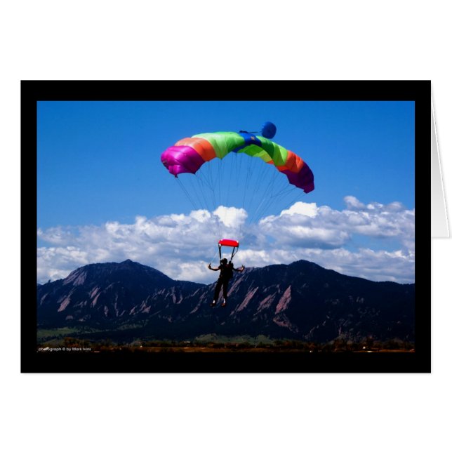 Cartão Paraquedas (Frente horizontal)