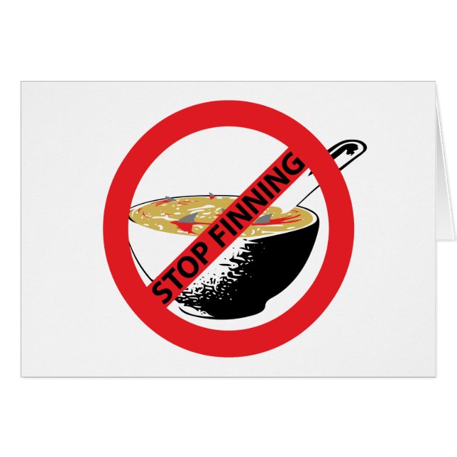 CARTÃO PARAR DE ENCONTRAR TUBARÕES (Frente Horizontal)