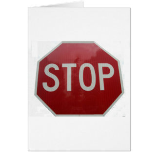 Cartão Parar Sinal