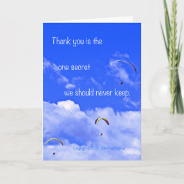 Cartão Paraseando #2 com poema: Sem Segredo