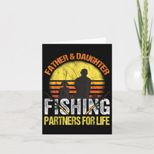 Cartão Parceiros Da Pesca Do Pescador E Do Pai