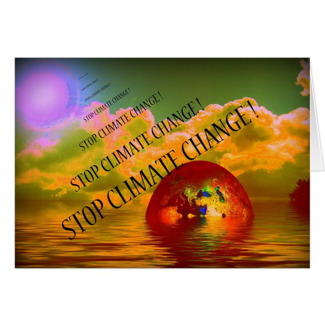 CARTÃO PARE A MUDANÇA CLIMÁTICA! (Frente Horizontal)