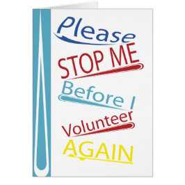 Cartão Pare-me por favor antes que eu me ofereça outra