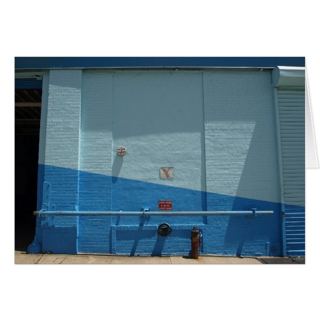 Cartão Parede Azul 5x7 (Frente Horizontal)