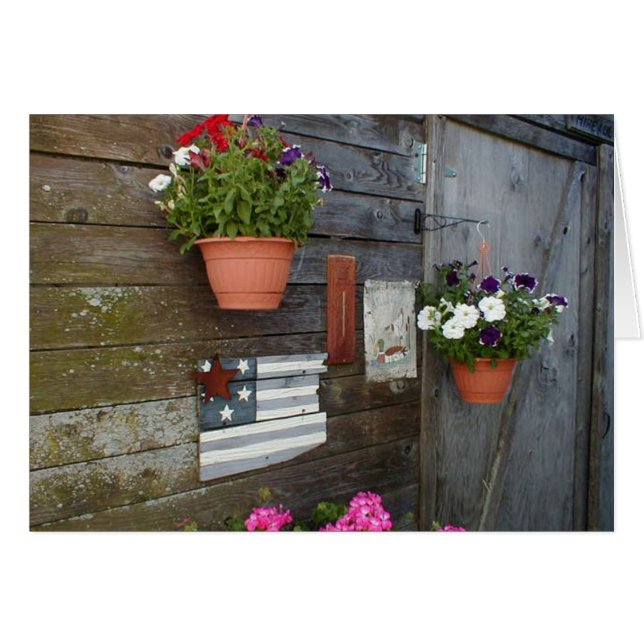 Cartão Parede do celeiro (Frente Horizontal)