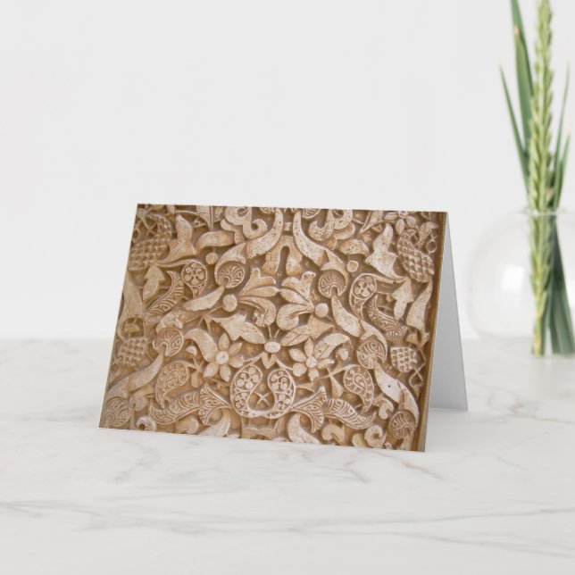 Cartão Paredes do Alhambra (Frente)