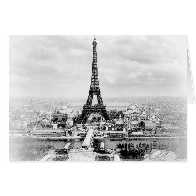 Cartão Paris 1889 (Frente Horizontal)