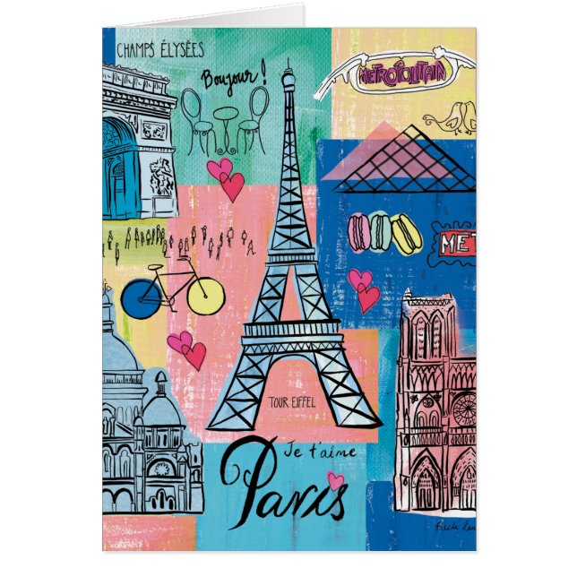 Cartão Paris, França (Frente)