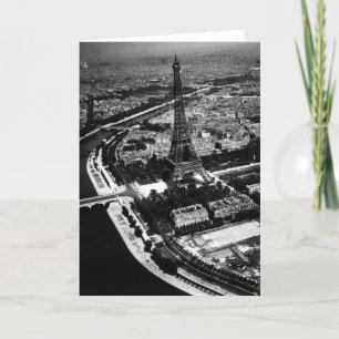 Cartão Paris Libertada pela Segunda Guerra Mundial