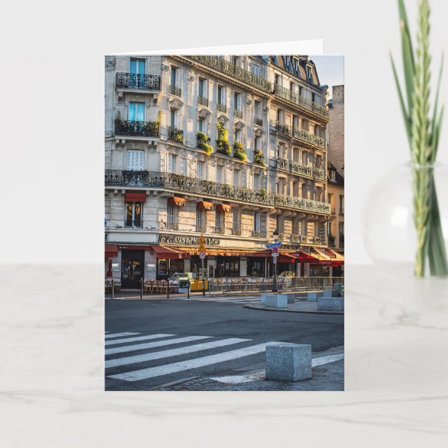 Cartão Paris pela Manhã (Frente)