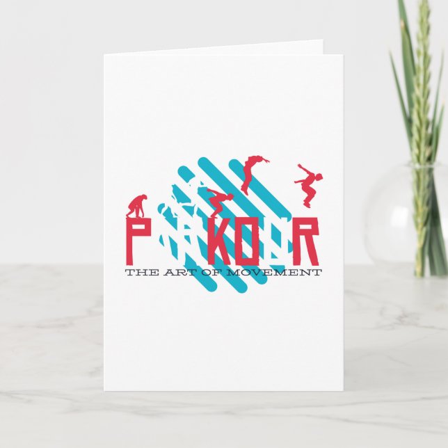 Cartão Parkour (Frente)