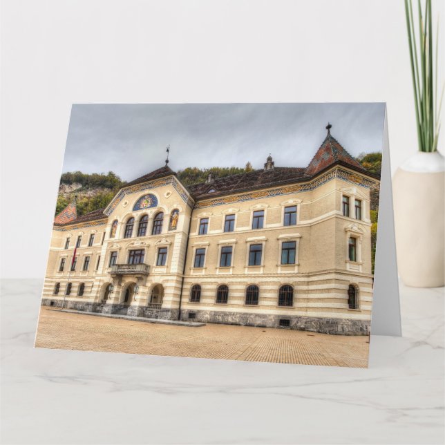 Cartão Parlamento do Liechtenstein (Frente)
