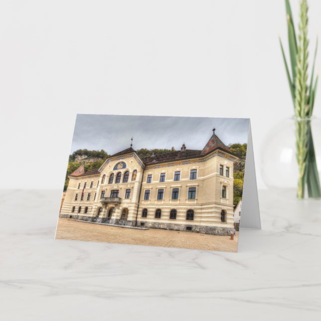 Cartão Parlamento do Liechtenstein (Frente)