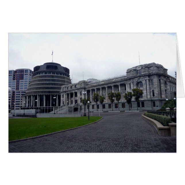 Cartão parlamento wellington (Frente Horizontal)