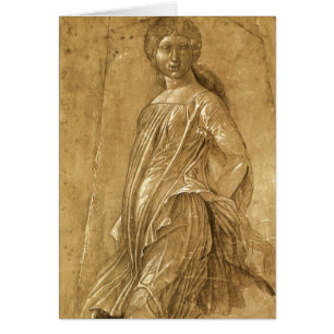 Cartão Parnassus, Musa Dançando por Andrea Mantegna