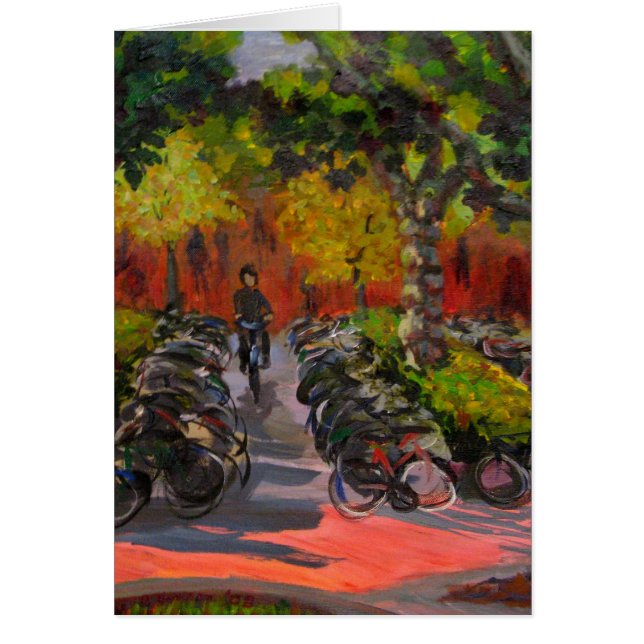 Cartão Parque da bicicleta (Frente)