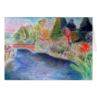 Cartão Parque de Pukekura, Nova Zelândia