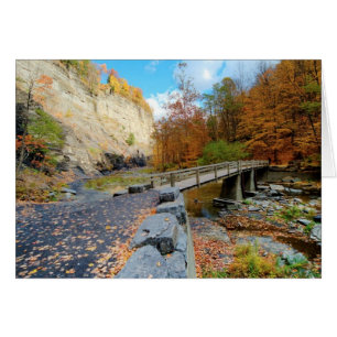 Cartão Parque Estadual de Taughannock Falls