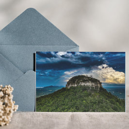 Cartão Parque Estadual do Pilot Mountain NC | após tempes