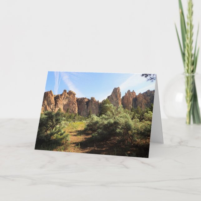 Cartão Parque Estadual Smith Rock, OR (Frente)