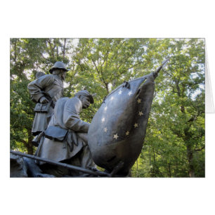 Cartão Parque Militar Nacional do Tennessee Monument Shil