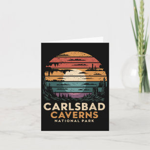 Cartão Parque Nacional Carlsbad Caverns Novo México Camin