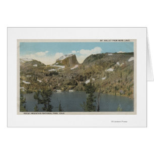 Cartão Parque nacional de montanha rochosa, Colorado 2