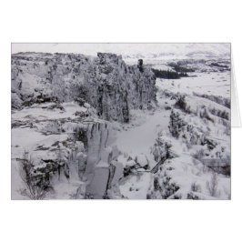Cartão Parque nacional de Thingvellir
