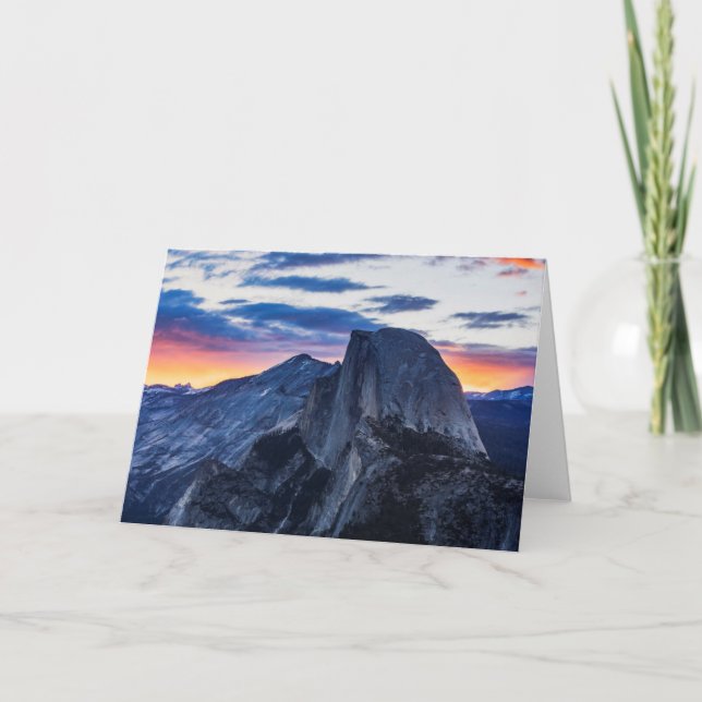 Cartão Parque nacional de Yosemite (Frente)