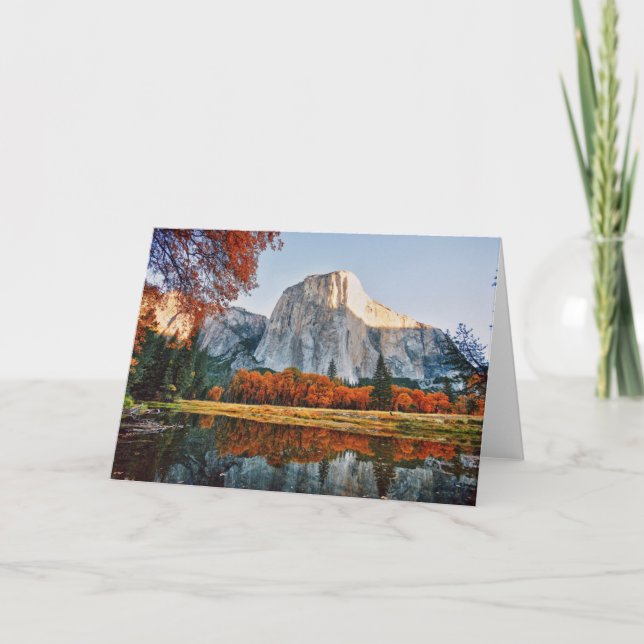 Cartão Parque nacional de Yosemite (Frente)