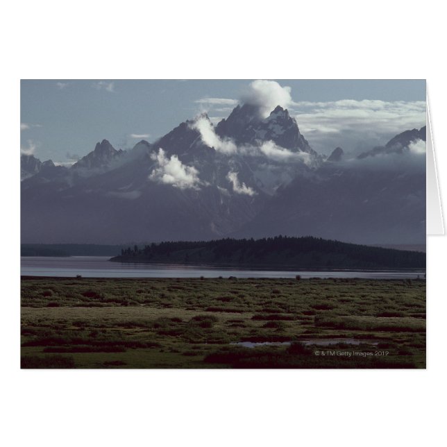 Cartão Parque Nacional Grand Teton 2 (Frente Horizontal)