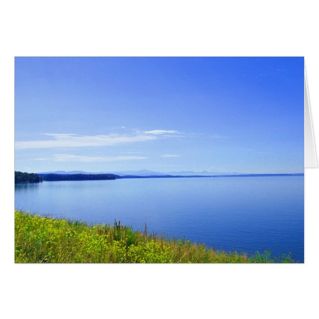 Cartão Parque Nacional Grand Teton. Fotografia paisagísti (Frente Horizontal)