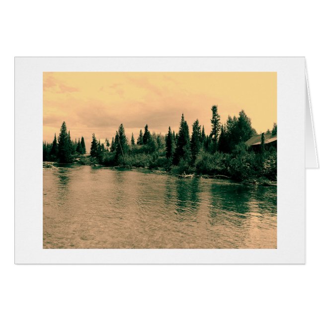 Cartão Parque Nacional Grand Teton. Paisagem linda (Frente Horizontal)