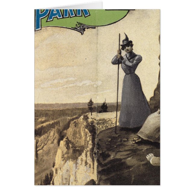 Cartão Parque Nacional Yellowstone 3 (Frente)