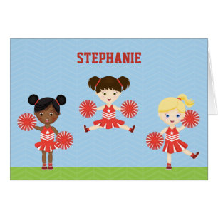 Cartão Parte cheerleader