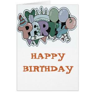 Cartão Parte Colorido